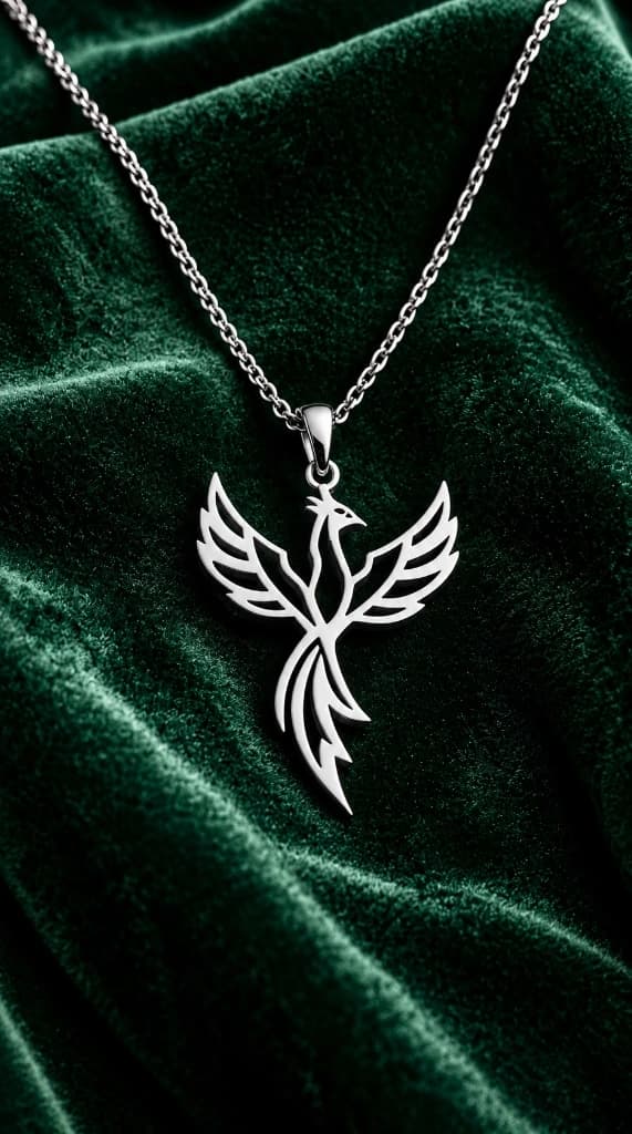 The Ember Phoenix necklace view 6